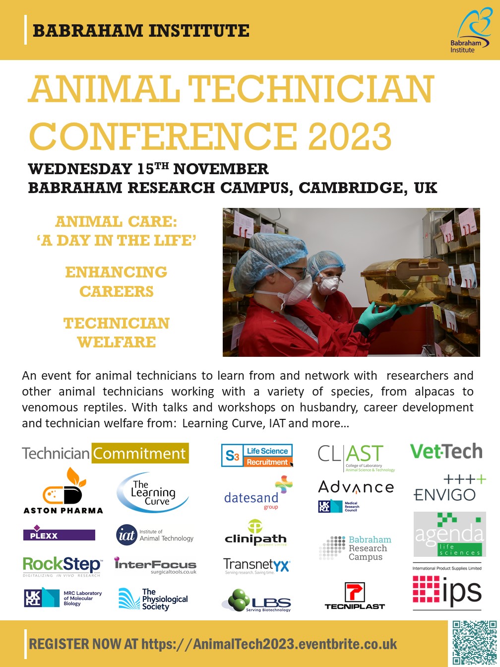 Animal Technician Conference 2023 Babraham Institute